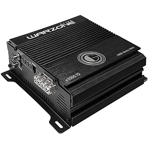 Gravity Audio E3000.1D Warzone 3000W True RMS Car Amplifier Class D Amp 1/2/4 Ohm Stable with Remote Sub Control Gravity Audio E3000.1D Warzone 3000W True RMS Car Amplifier Class D Amp 1/2/4 Ohm Stable with Remote Sub Control
